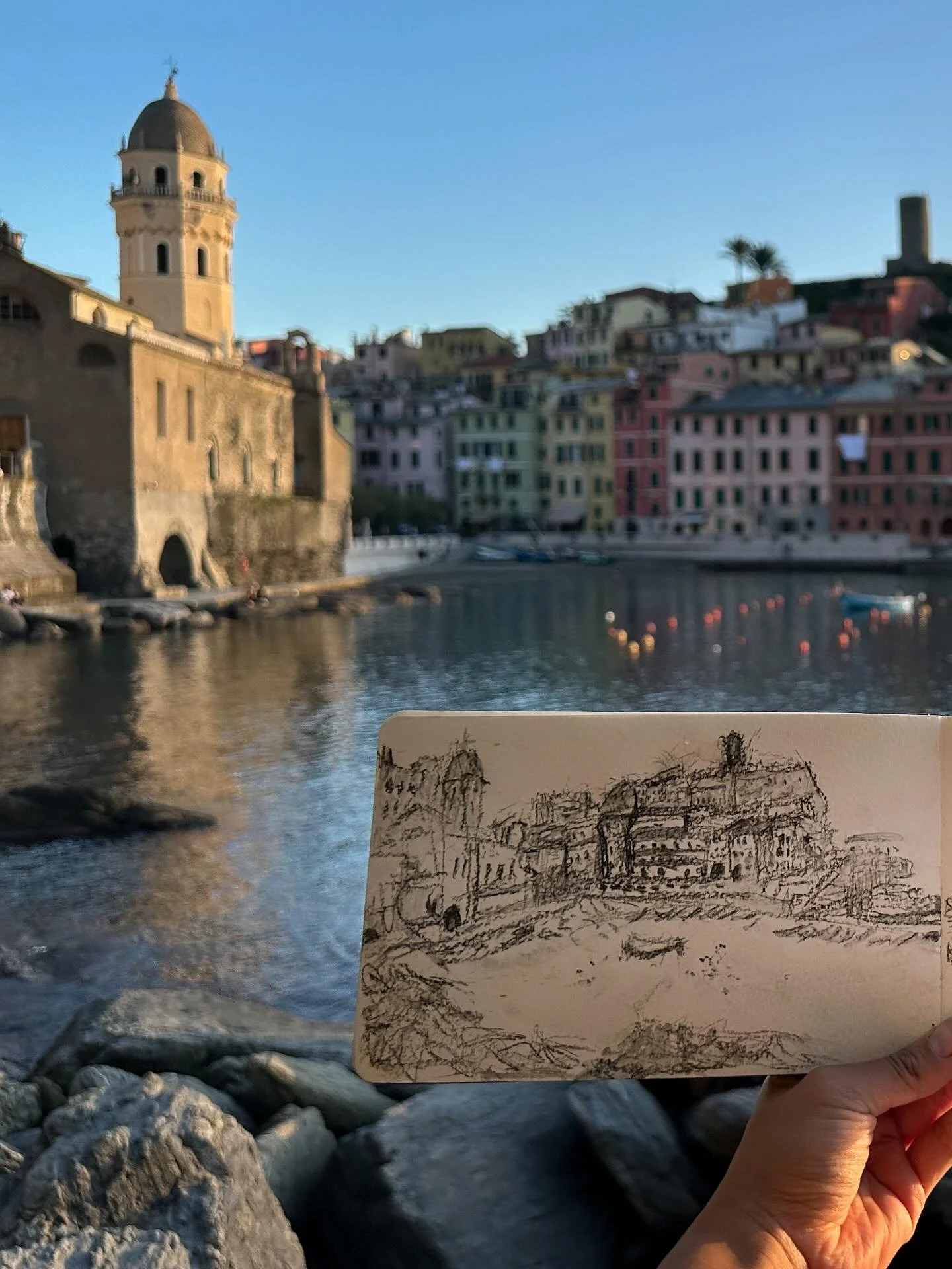 PANICALE INTERLUDE PART TWO // An Accident in Vernazza
The oaken path down the mountain was silent, the sun warming our shoulders as it climbed the Lunigiana peaks.
We bussed from Licciana Nardi to Aulla and caught the train to La Spezia, but it was 