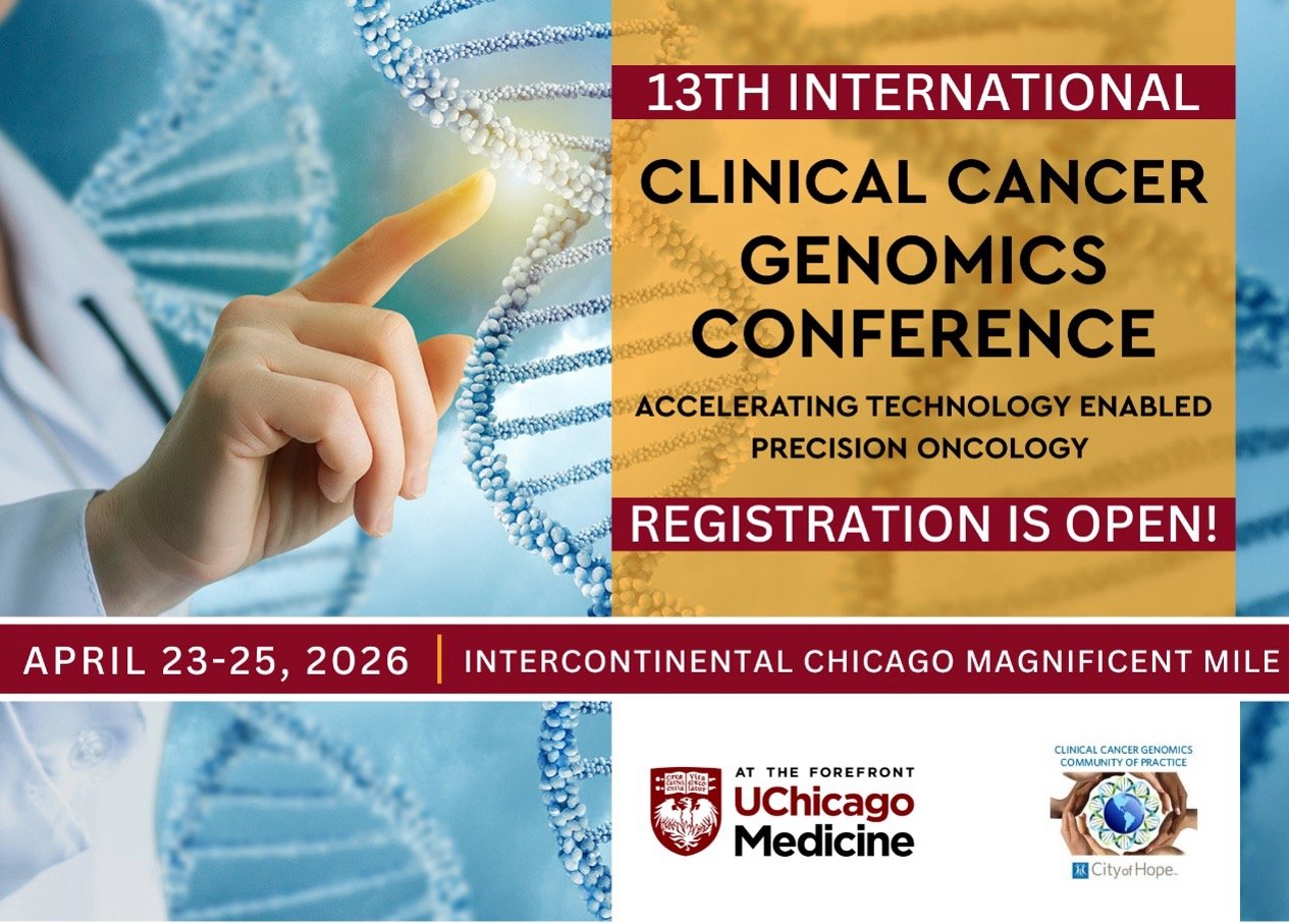 13th International Clinical Cancer Genomics Conference: Accelerating Technology Enabled Precision Oncology