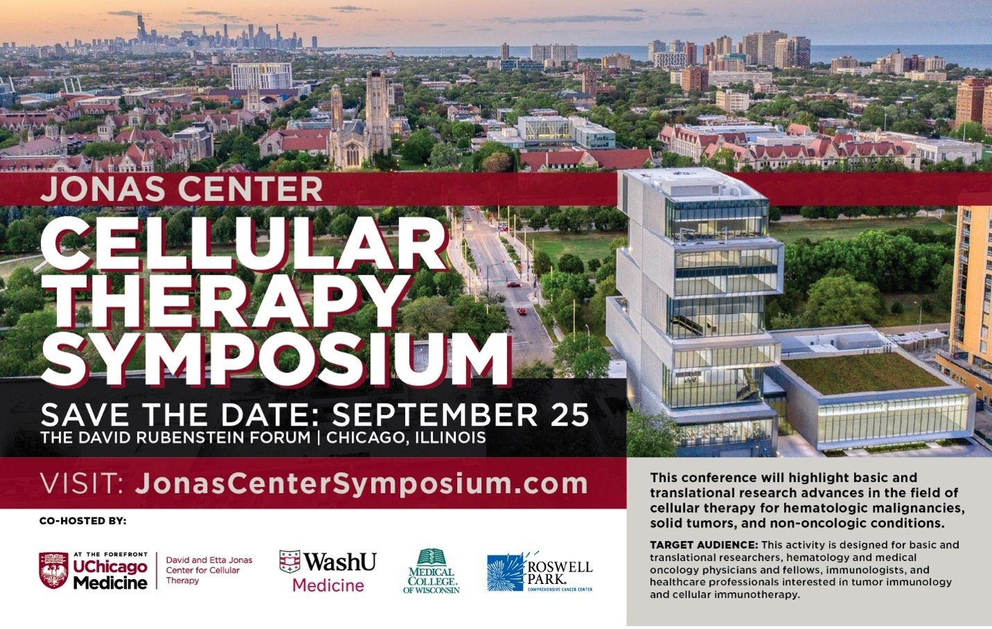 Jonas Center Cellular Therapy Symposium