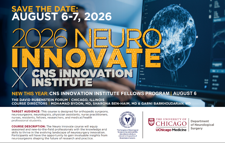 2026 Neuro Innovate X CNS Innovation Institute