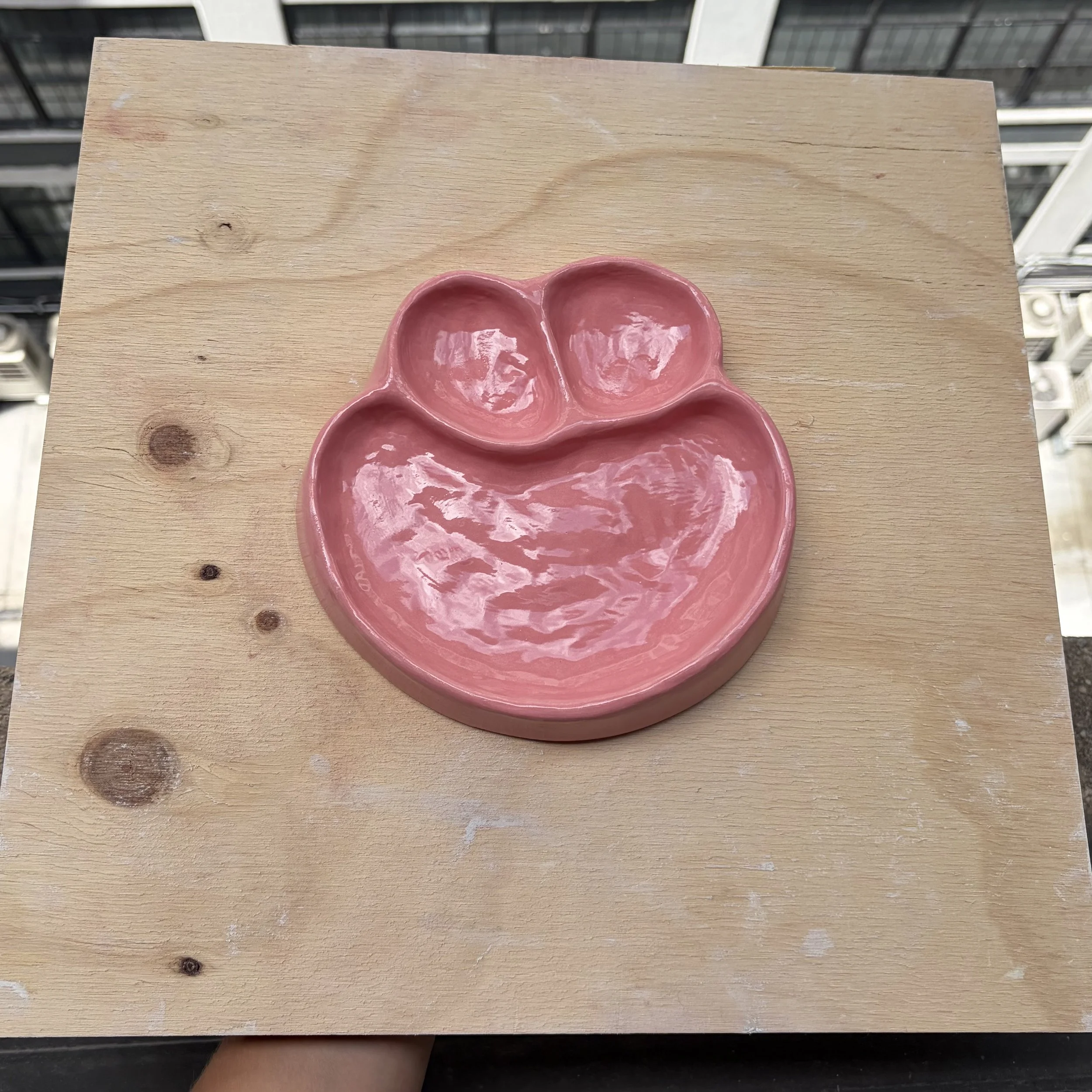 pink plate