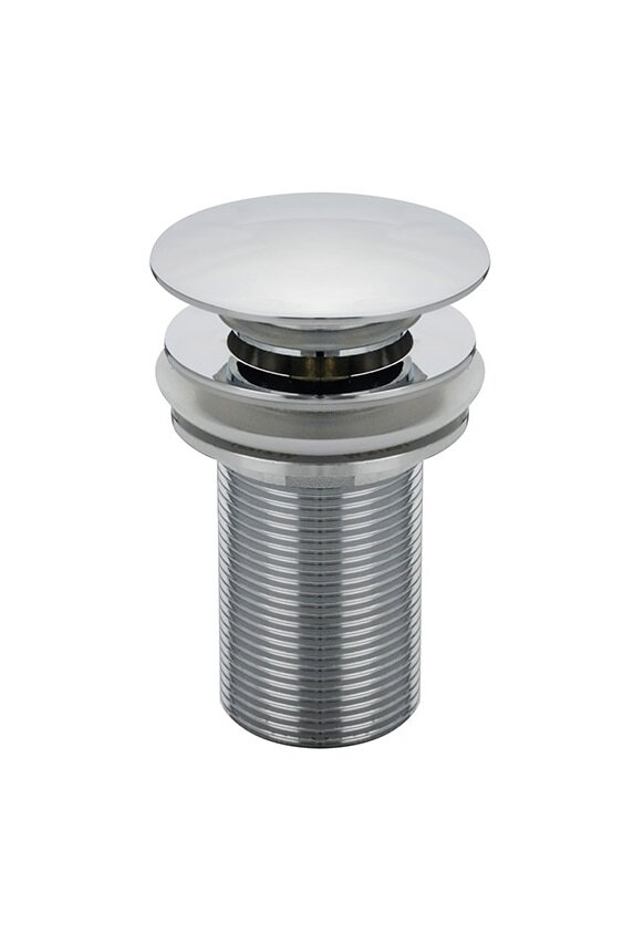 Dome pop up plug and waste 40mm no overflow chrome DP4075.jpg