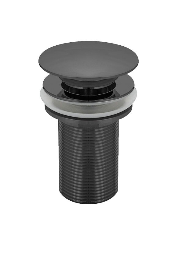 Dome pop up plug and waste 40mm no overflow black DP4075MB.jpg