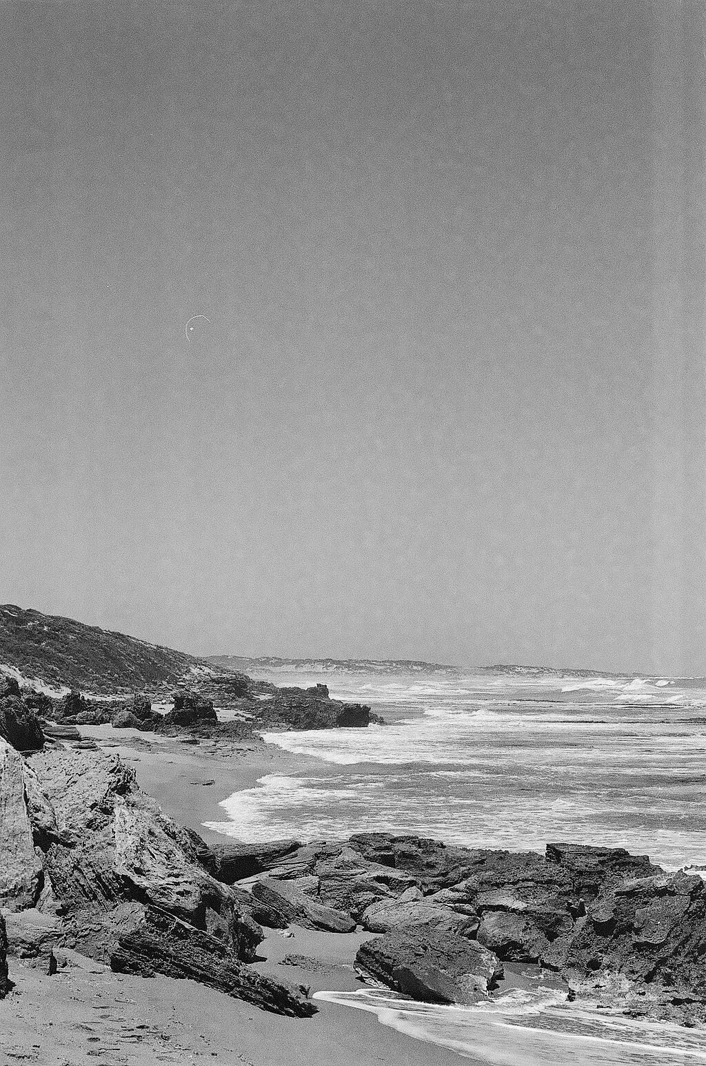 beach on 35mm film