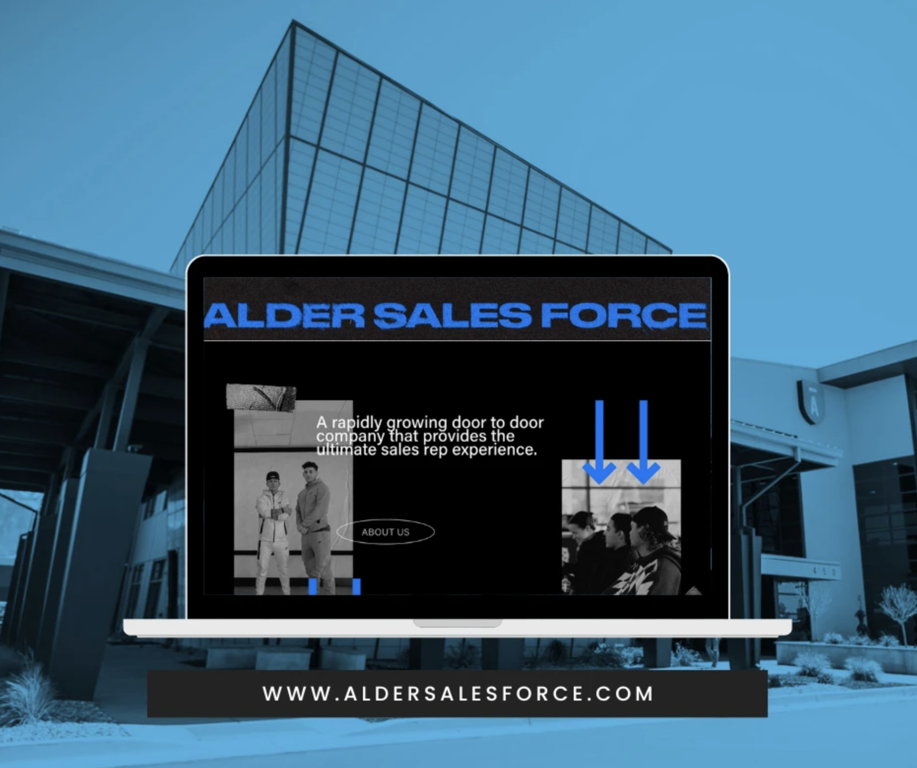 Website built for Alder Sales Force
