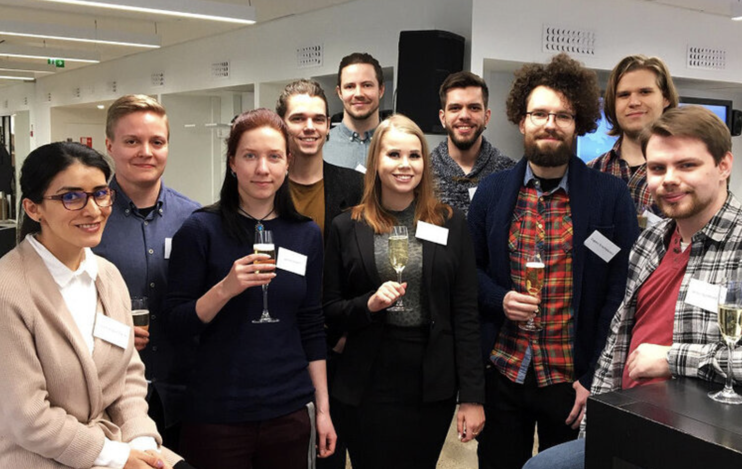 New doctoral students starting work on multidisciplinary applications of AI