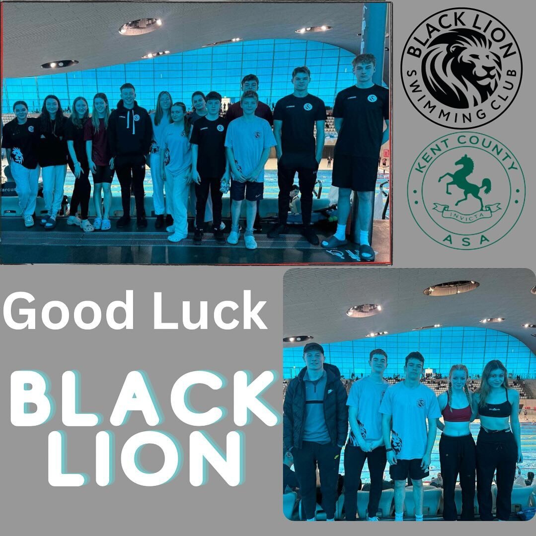 Good Luck to our team at this weekends Kent County Championships 2024 swim fast roar loud! 🦁🏊🏻&zwj;♂️🏊🏻&zwj;♀️💪 #kentchamps2024 #blsc #blacklionswimmingclub #competitiveswimming #competitiveswimmer #countychampionship #winners #medals #proudclu