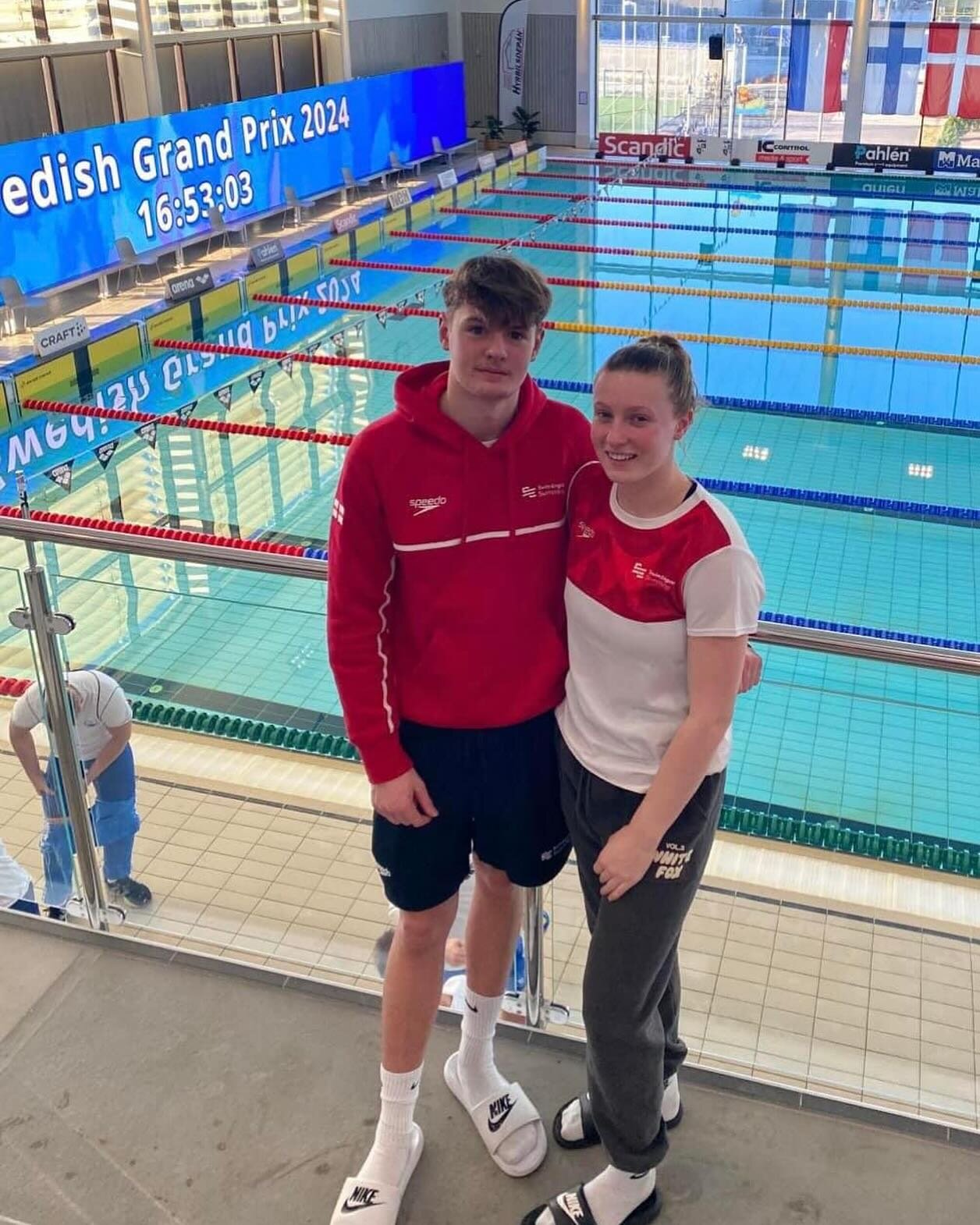 Mia &amp; Callum have returned from their 5 day swim camp in Sweden with the DiSE Team, having enjoyed valuable input from an experienced coaching team and a taste of an international competition. Both had some good swims at the Swedish Grand Prix wi