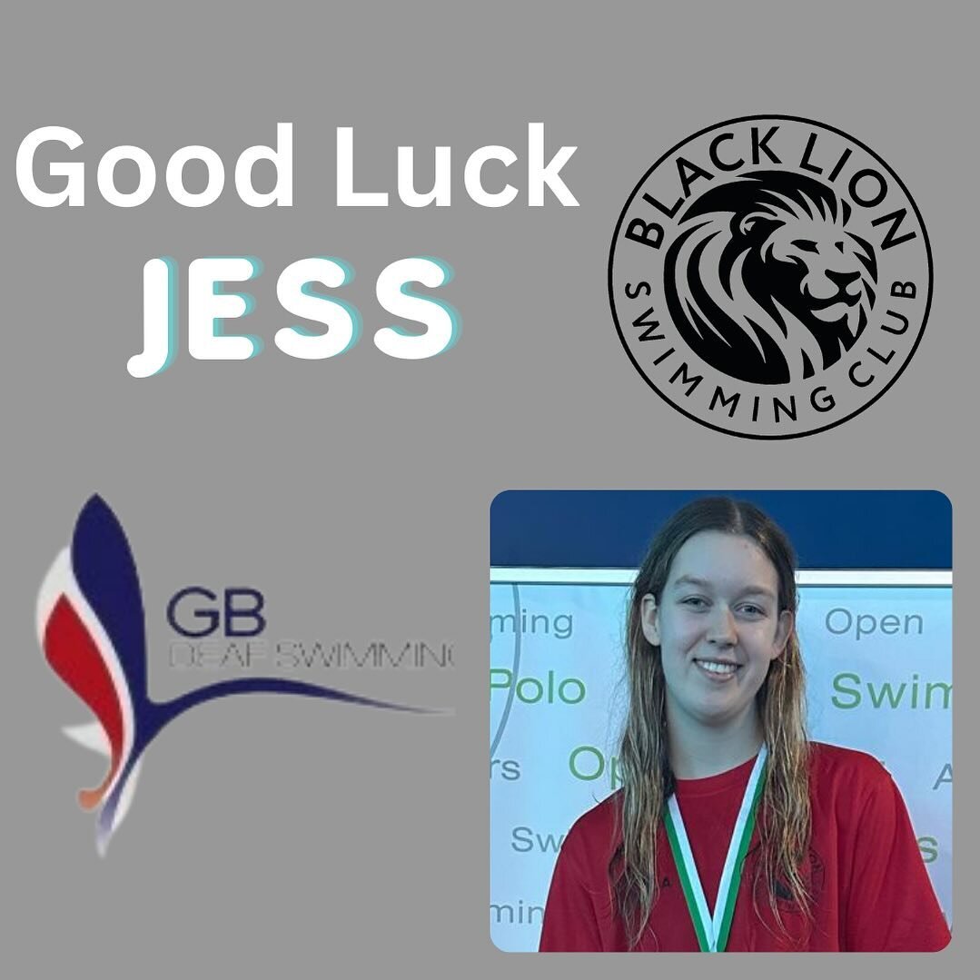 Good Luck to our club captain Jess Goodwin as she travels to @lborouniversity  for the GB deaf National Championships tomorrow 🏊🏻&zwj;♀️ swim fast roar loud 🦁💪 #gbdeafswimming #competitiveswimming #competitiveswimmer #proudclub #thisgirlcan #swim