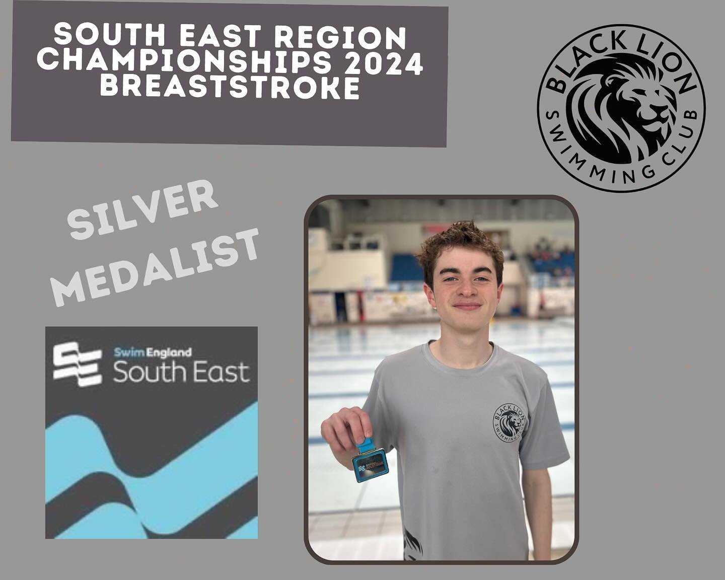 Huge congratulations to Noah for winning Silver 🥈 in the Breaststroke today 🙌👏💪🏊🏻&zwj;♂️ we hope you&rsquo;ve saved some energy for the 400IM this afternoon!!! Good Luck to you and George B #swimsoutheastchampionships2024 #swimsoutheast #compet