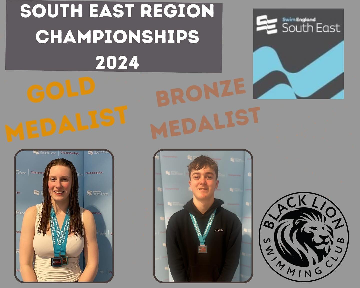 Another great day of swimming saw Mia win Gold 🥇 for the 100m backstroke and bronze 🥉 for the 200im 
George took the bronze 🥉 for the 50fly 
Massive well done to you both 👏🦁🏊🏻&zwj;♀️🏊🏻&zwj;♂️
#competitiveswimming #RuleThePool #fastswimming #