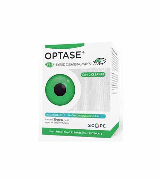 OPTASE Tea Tree Oil Eye Lid Hygiene Wipes