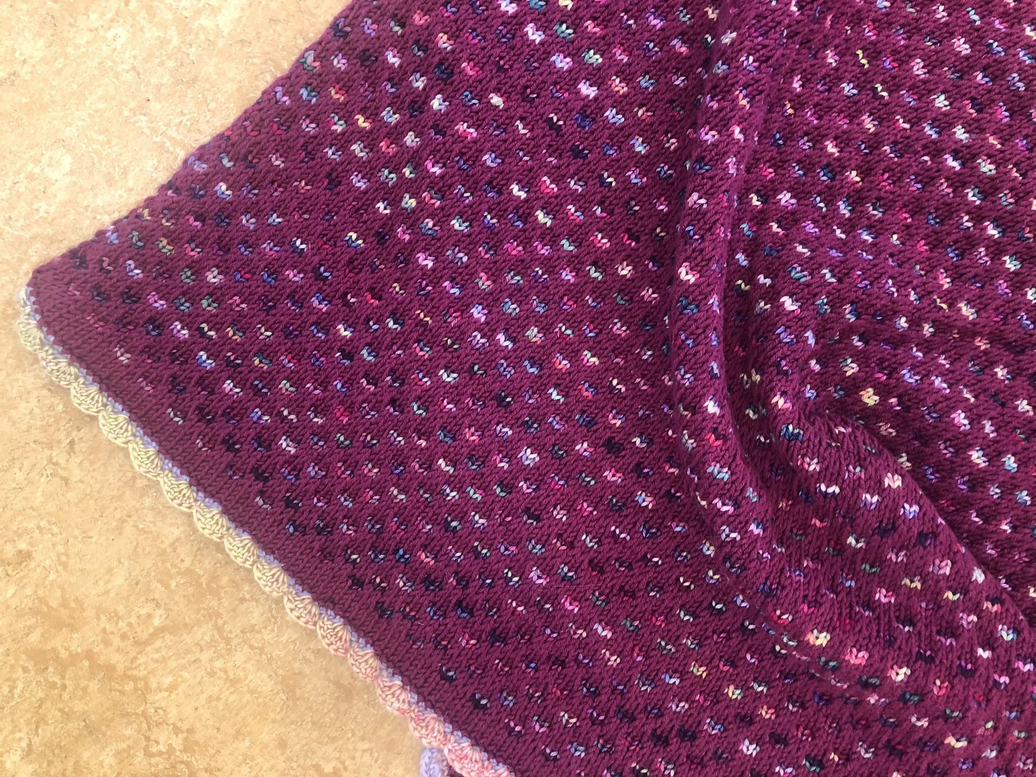 Strickanleitung für Baby-Decke