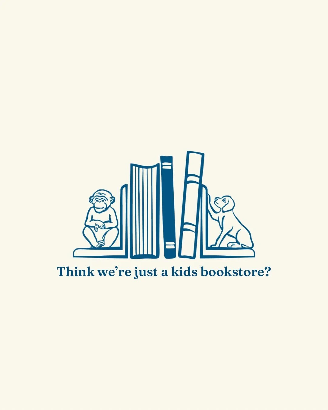 Monkey &amp; Dog Books has been a neighborhood bookstore for readers of all ages. If you&rsquo;ve only known us for children&rsquo;s books, consider this your invitation to come see what else is waiting on the shelves. #monkeyanddogbooks #indiebooks