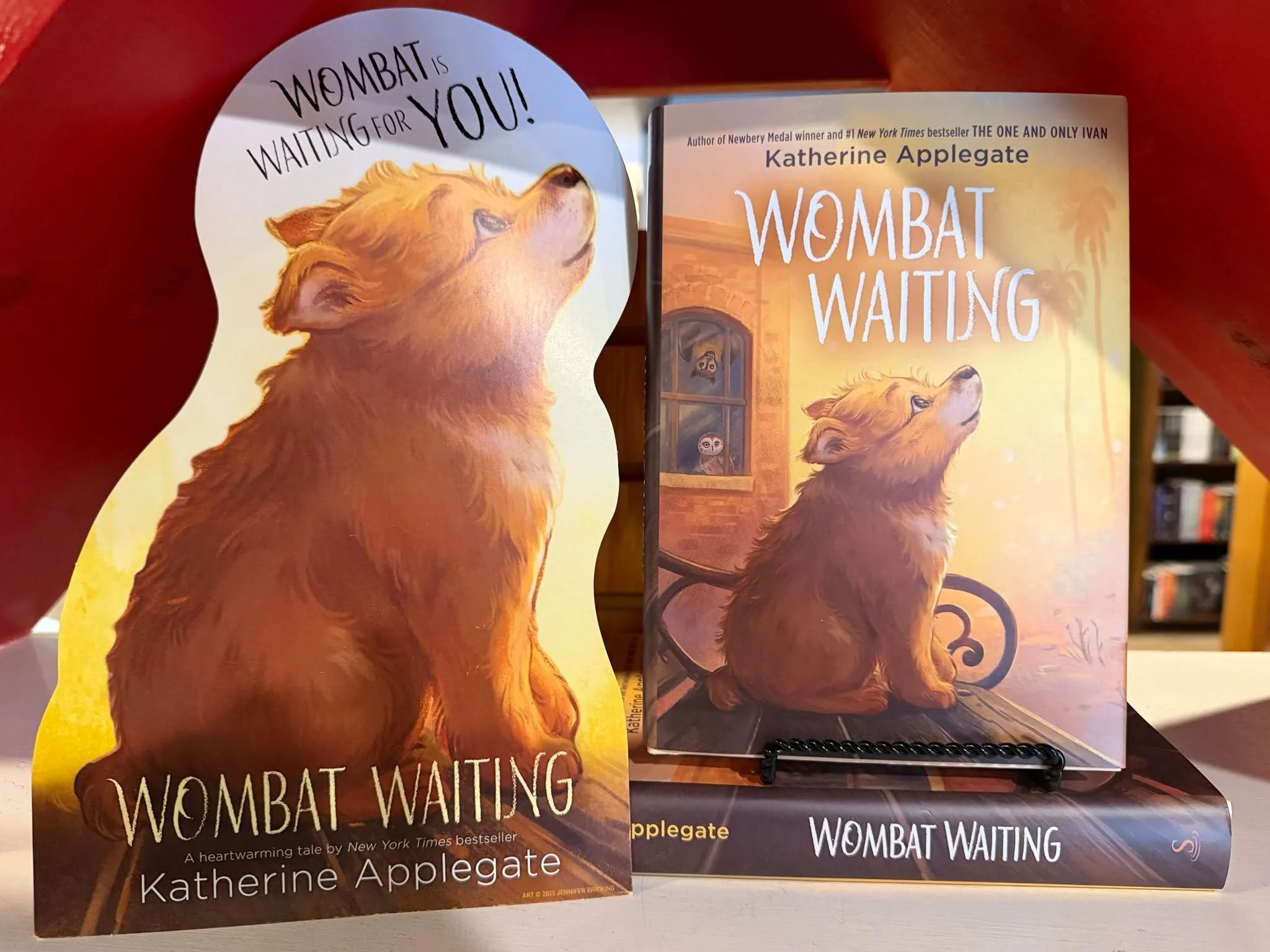 Wombat isn&rsquo;t actually a wombat&mdash;but when the homeless dog is discovered, singed and ash-covered after a terrible fire destroys a community, someone tags her with the nickname and it sticks.

Wombat is a &ldquo;destiny dog.&rdquo; Something