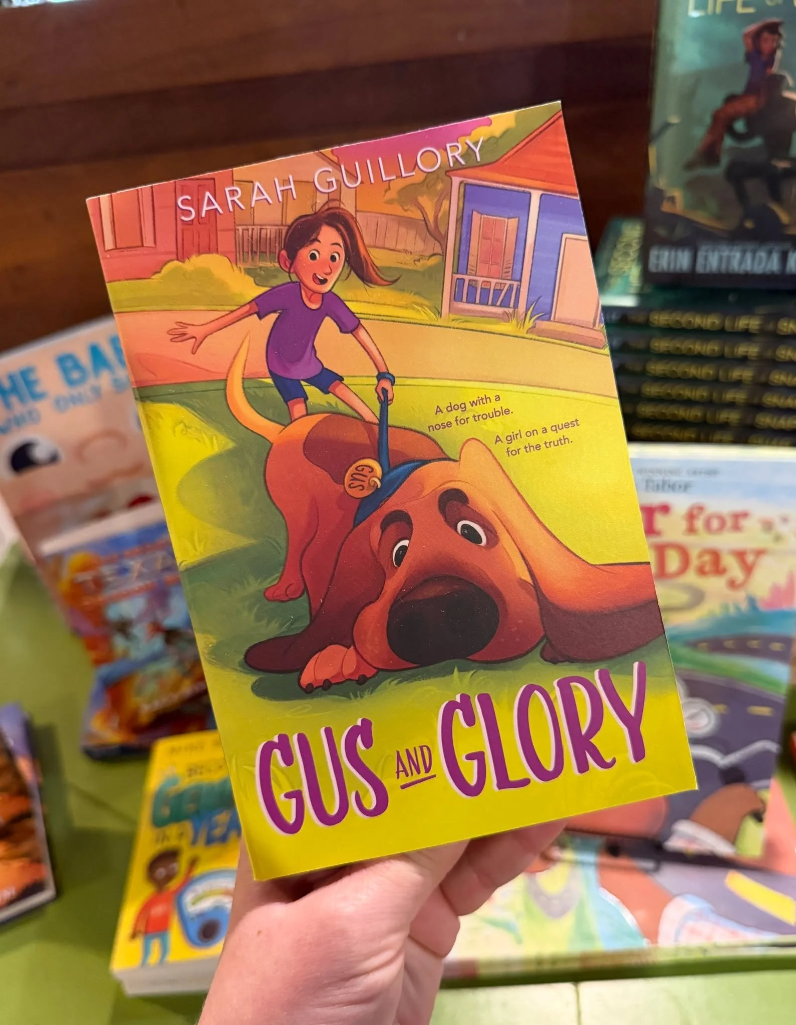 Twelve-year-old Gloria St. Romain, Glory to everyone who knows her, has always loved mysteries. She spends her time solving puzzles and reading detective novels, comforted by the knowledge that truth can always be found for those who look closely eno