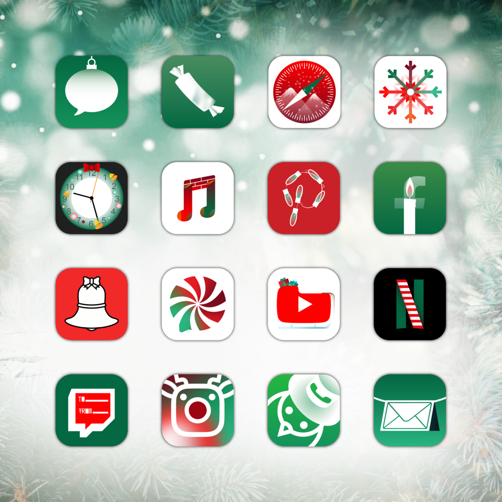 Christmas Clock App Icon  Holiday iphone wallpaper, Wallpaper iphone  christmas, Christmas phone wallpaper