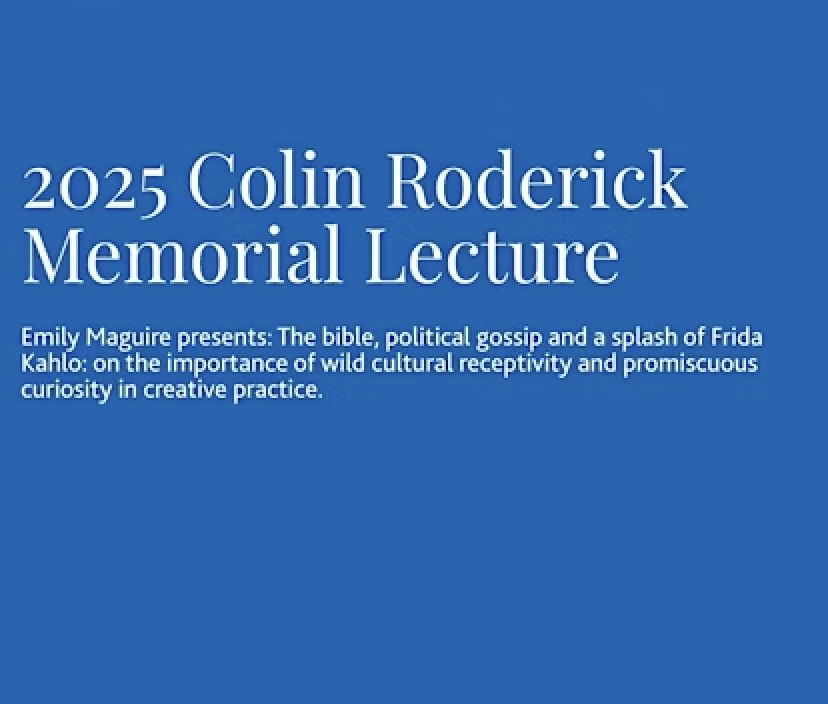 Townsville: 2025 Colin Roderick Memorial Lecture