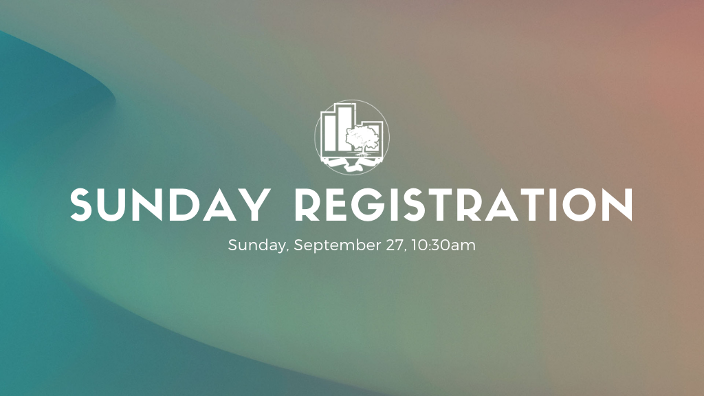 Sunday Registration | September 27, 2020