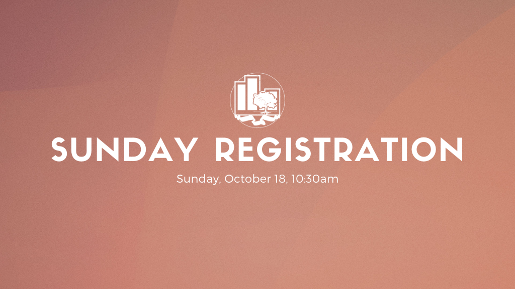 Sunday Registration | October 18, 2020