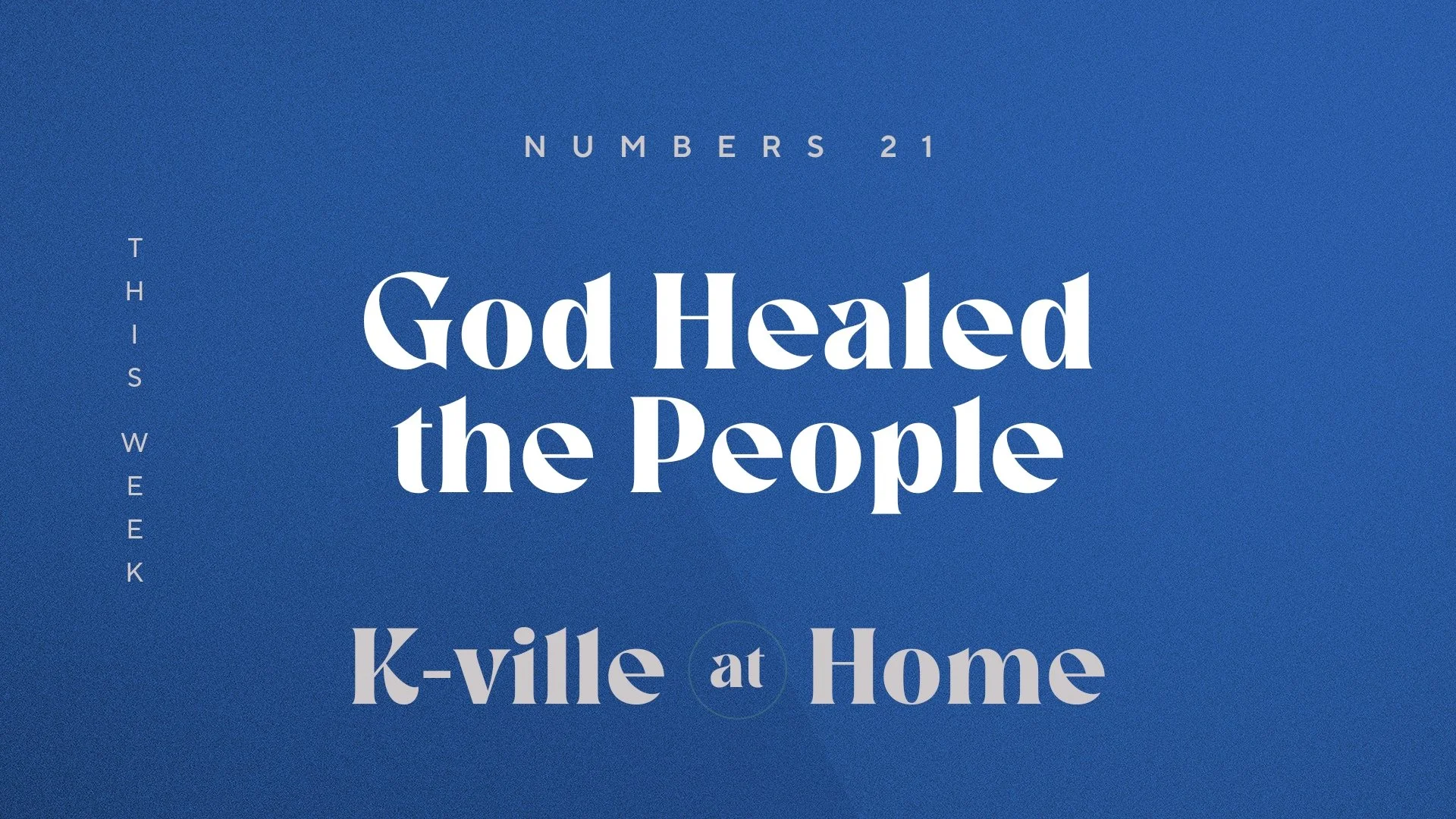 God Healed the People (8/6/23)