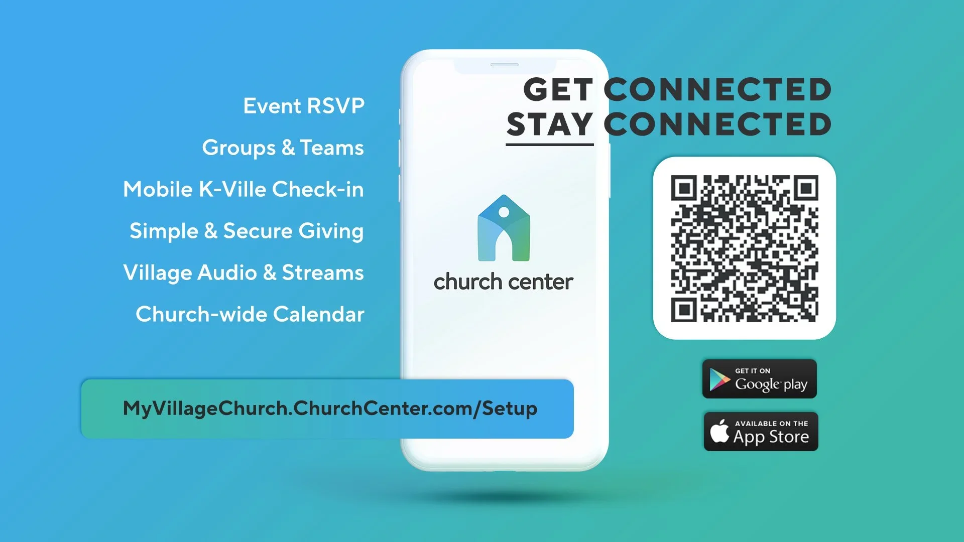 Get Connected &amp; Stay Connected on Church Center