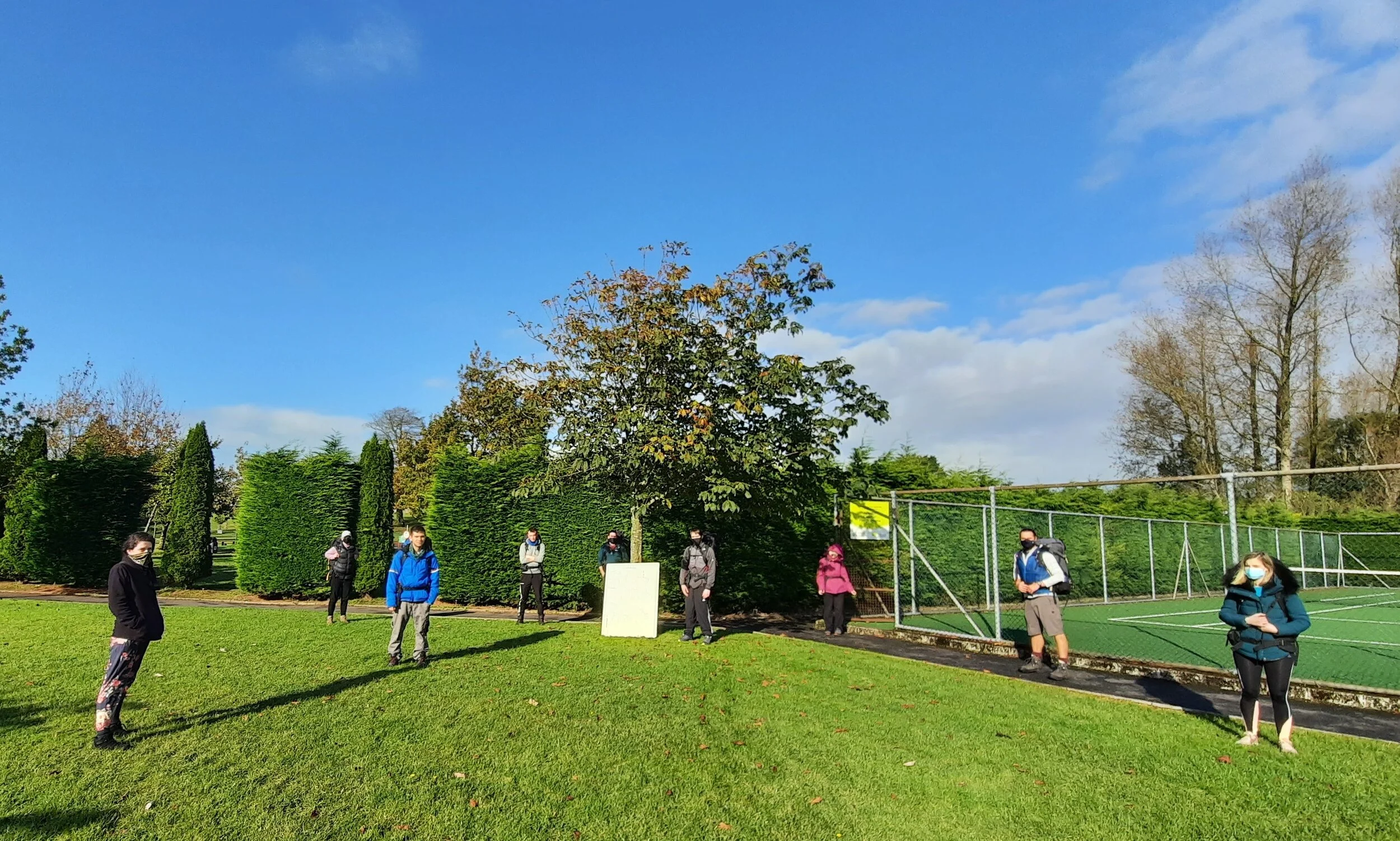 Blue skies help get our most recent FOLM project off to a great start