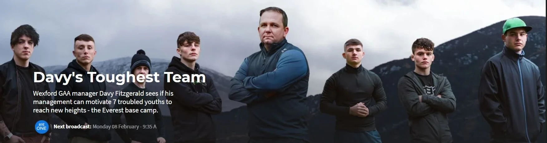 RTE Toughest Team - Using the outdoors to work with a group of 'at-risk' young adults 