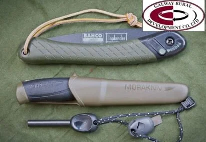 Our new bushcraft equipment has arrived - Thanks Galway Rural Development for the support