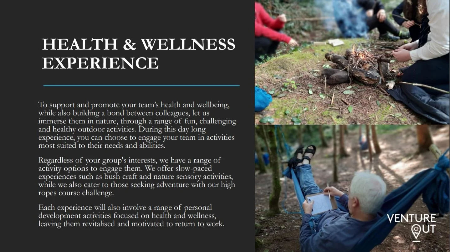 Corporate Experiences with Venture Out 