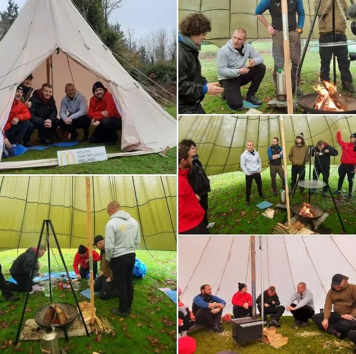 Keith Earls Visits Venture Out Wilderness Project