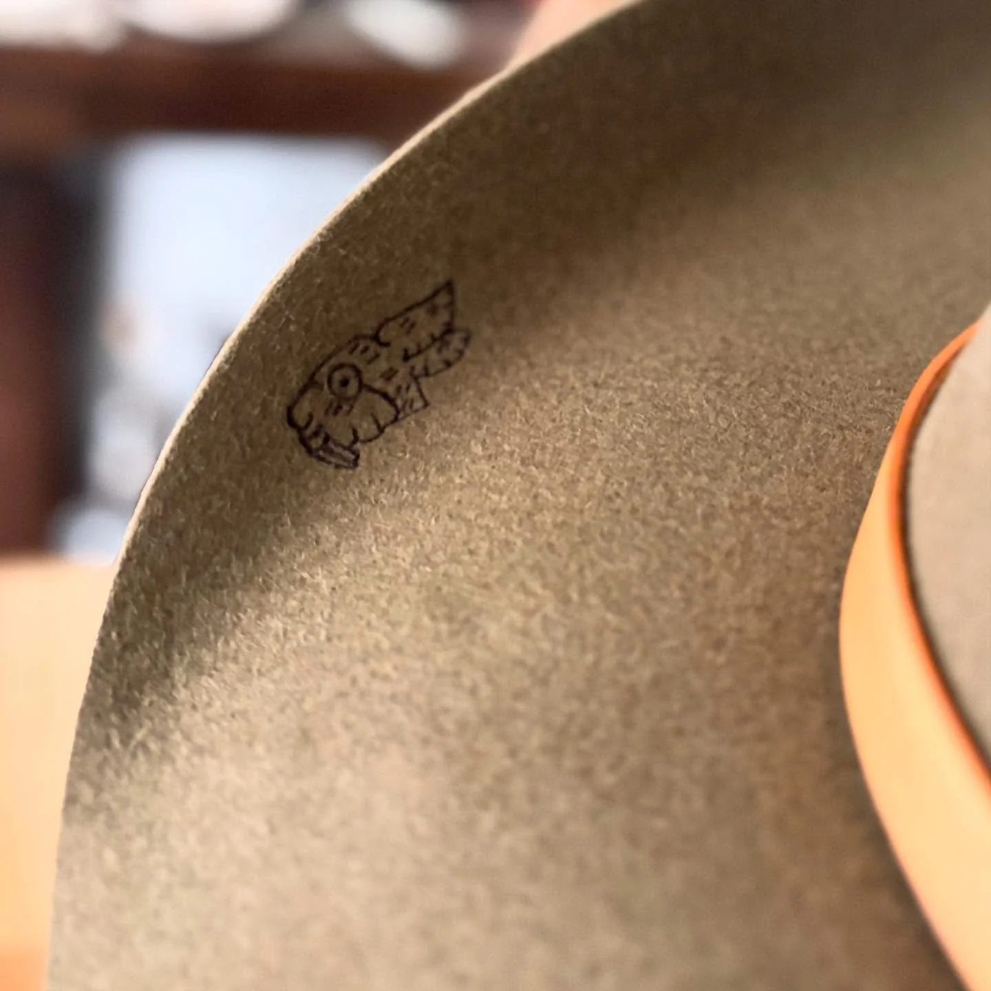 Small detail on the brim. A request by a customer 🐇