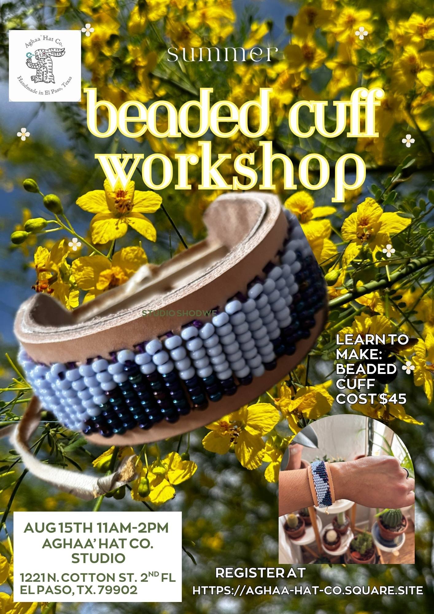 Learn to Make: Leather Beaded Cuff