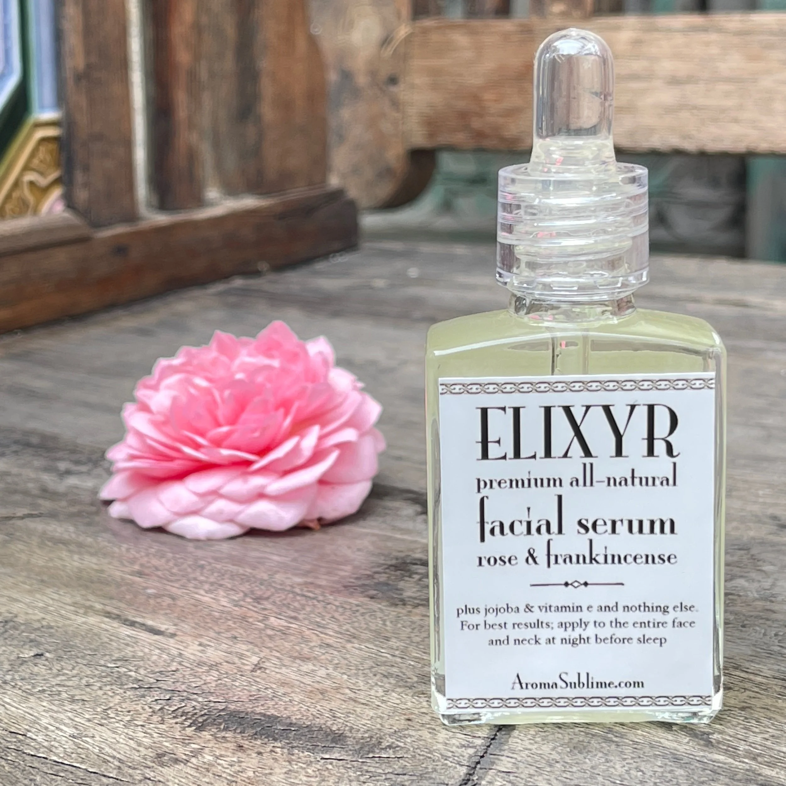 ELIXYR Facial Serum • Frankincense & Rose Premium Skin Care • by Pierre Black