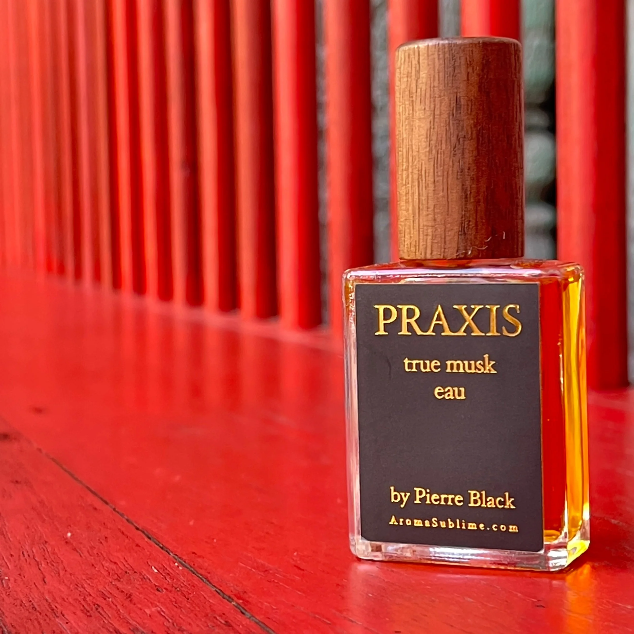PRAXIS True Musk perfume • 15ml Triple Musk, Ambergris, Saffron Eau de Parfum • by Pierre Black