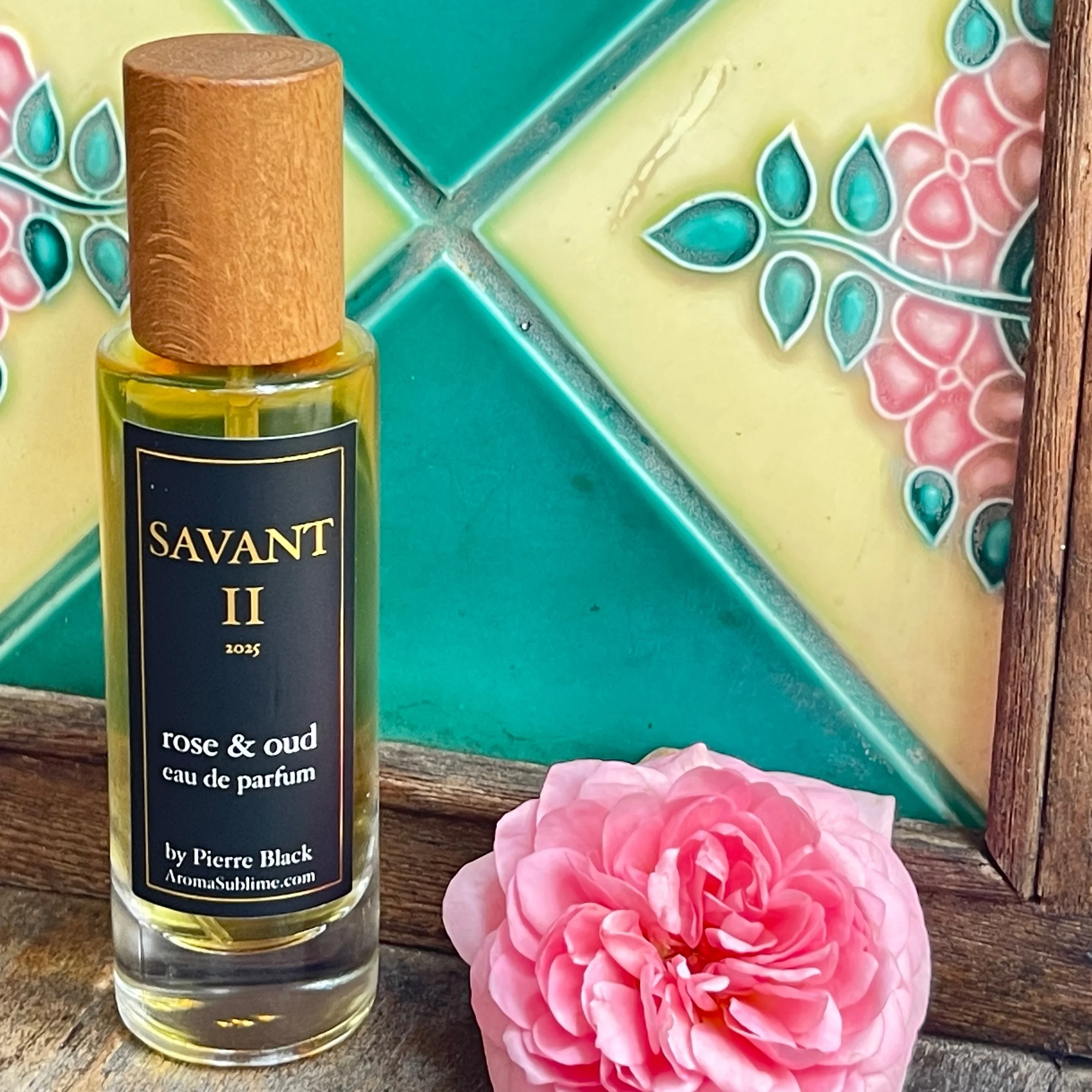 SAVANT II 2025 Perfume • Rose and Oud pefume by Pierre Black • Hommage to Tony Bolton