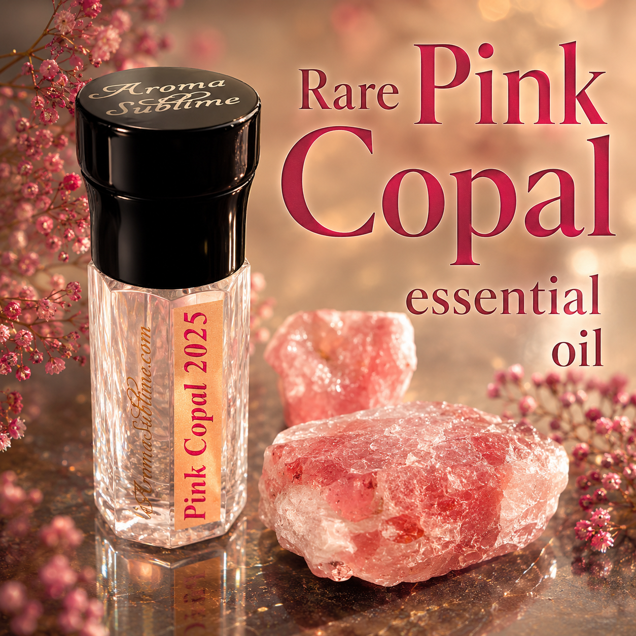 Rare Mayan Pink Copal essential oil 3ml • in-house distillation of Pink Bursera bipinnata • Oaxaca Mexico