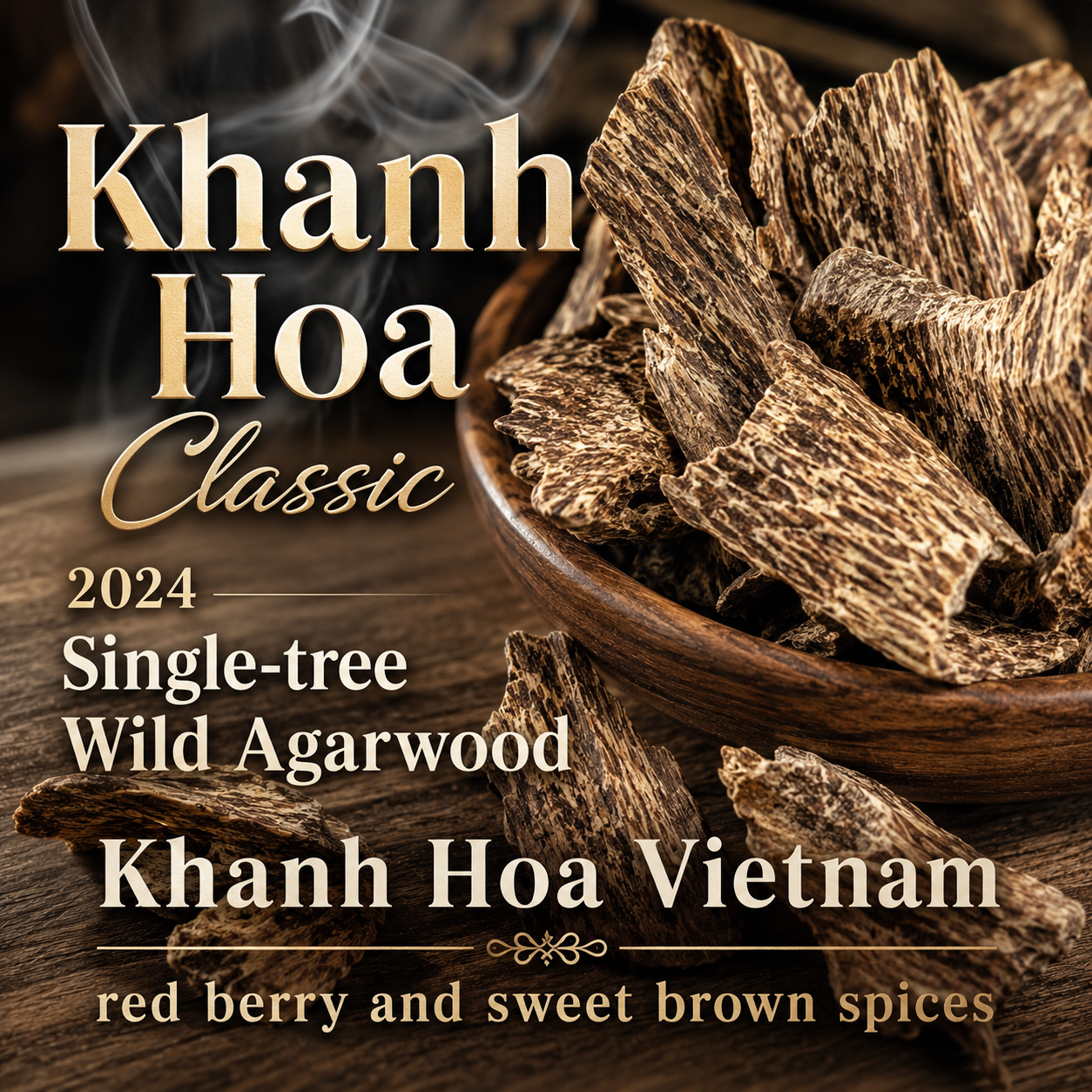 KHANH HOA CLASSIC 2024 • single-tree wild agarwood • Khanh Hoa Vietnam