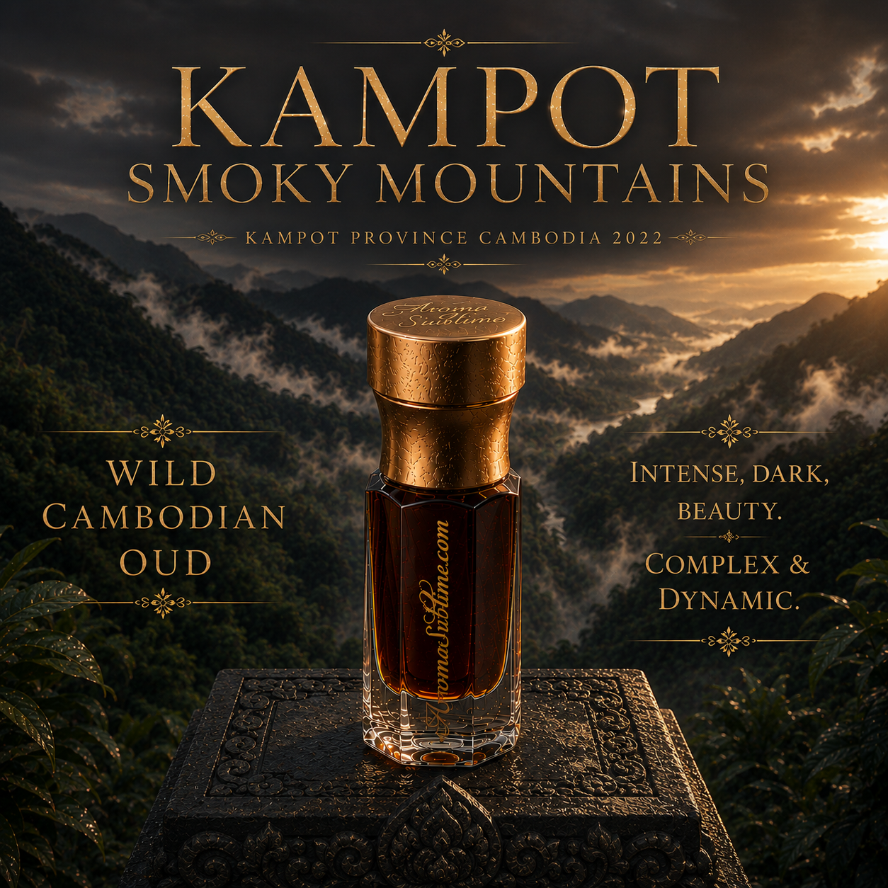 KAMPOT SMOKY MOUNTAINS 2021 • 100% wild Oud • Kampot Cambodia
