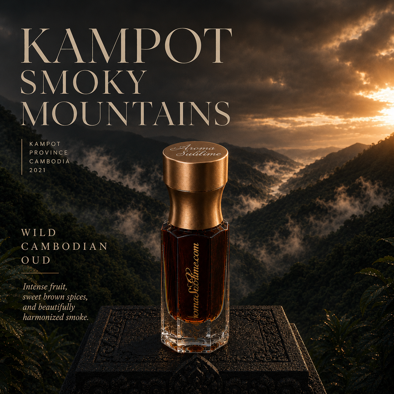KAMPOT SMOKY MOUNTAINS 2021 • 100% wild Oud • Kampot Cambodia