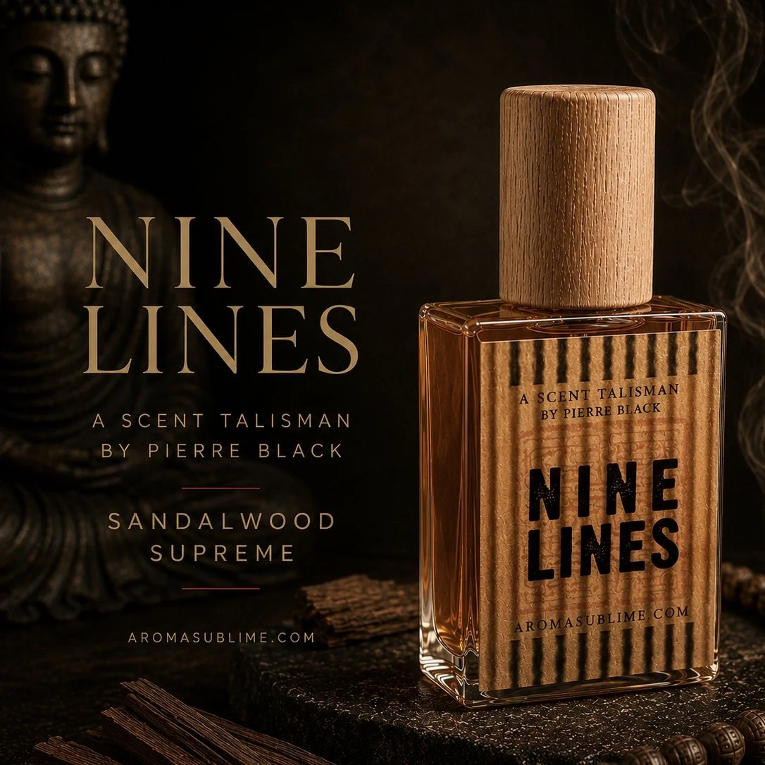 NINE LINES Perfume • Sandalwood Supreme • A Sacred Scent Talisman by Pierre Black