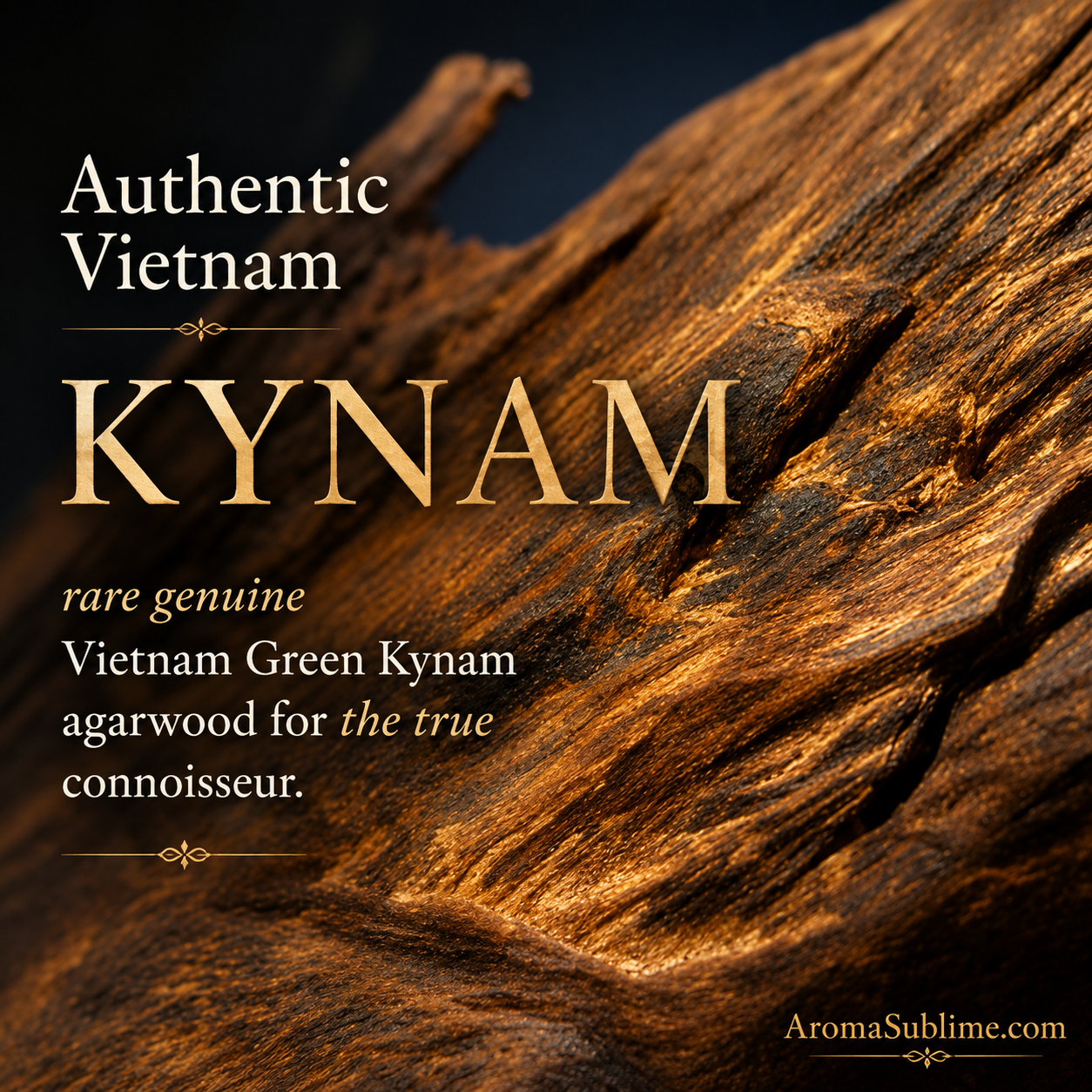GREEN KINAM/KYARA/KYNAM • genuine wild Vietnamese kinam agarwood • Hue Imperial City, Vietnam