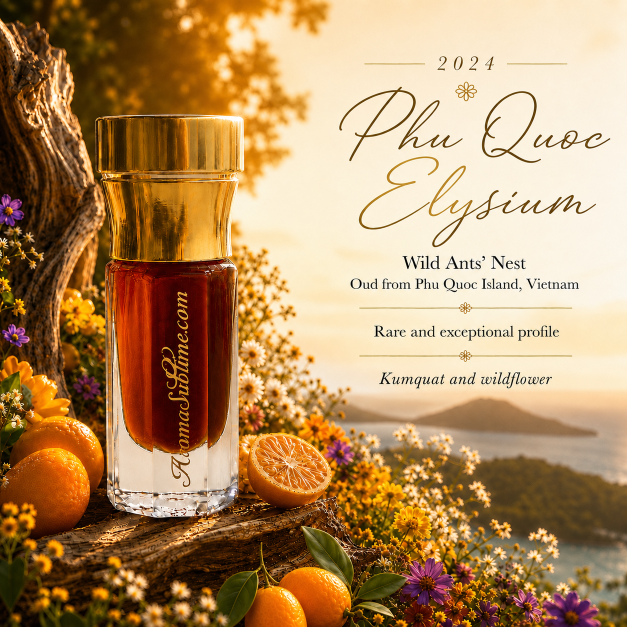 PHU QUOC ELYSIUM 2024 • ​ rare profile & rare terroir Ants’ Nest wild Oud • ​Phu Quoc Island, Vietnam