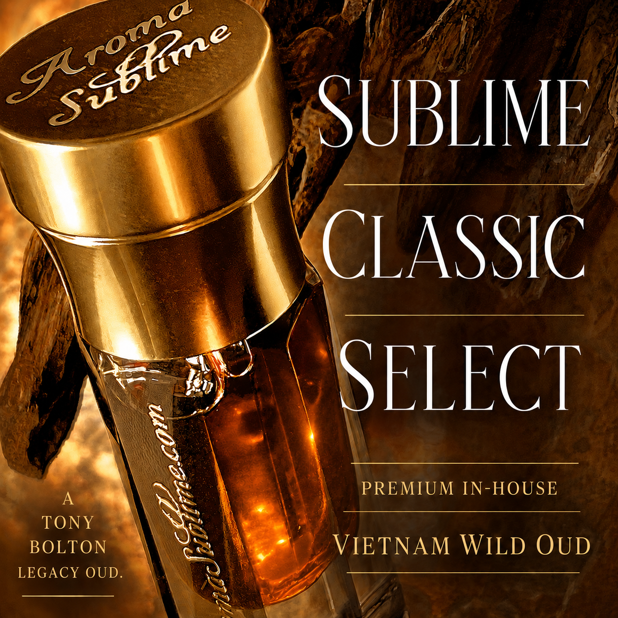 SUBLIME CLASSIC SELECT 2020 • aged 100% wild Oud • from Selected Vietnam Wild Agarwood