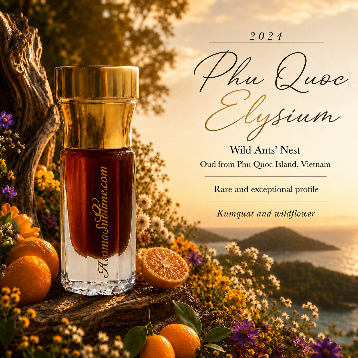 PHU QUOC ELYSIUM 2024 • ​ rare profile & rare terroir Ants’ Nest wild Oud • ​Phu Quoc Island, Vietnam