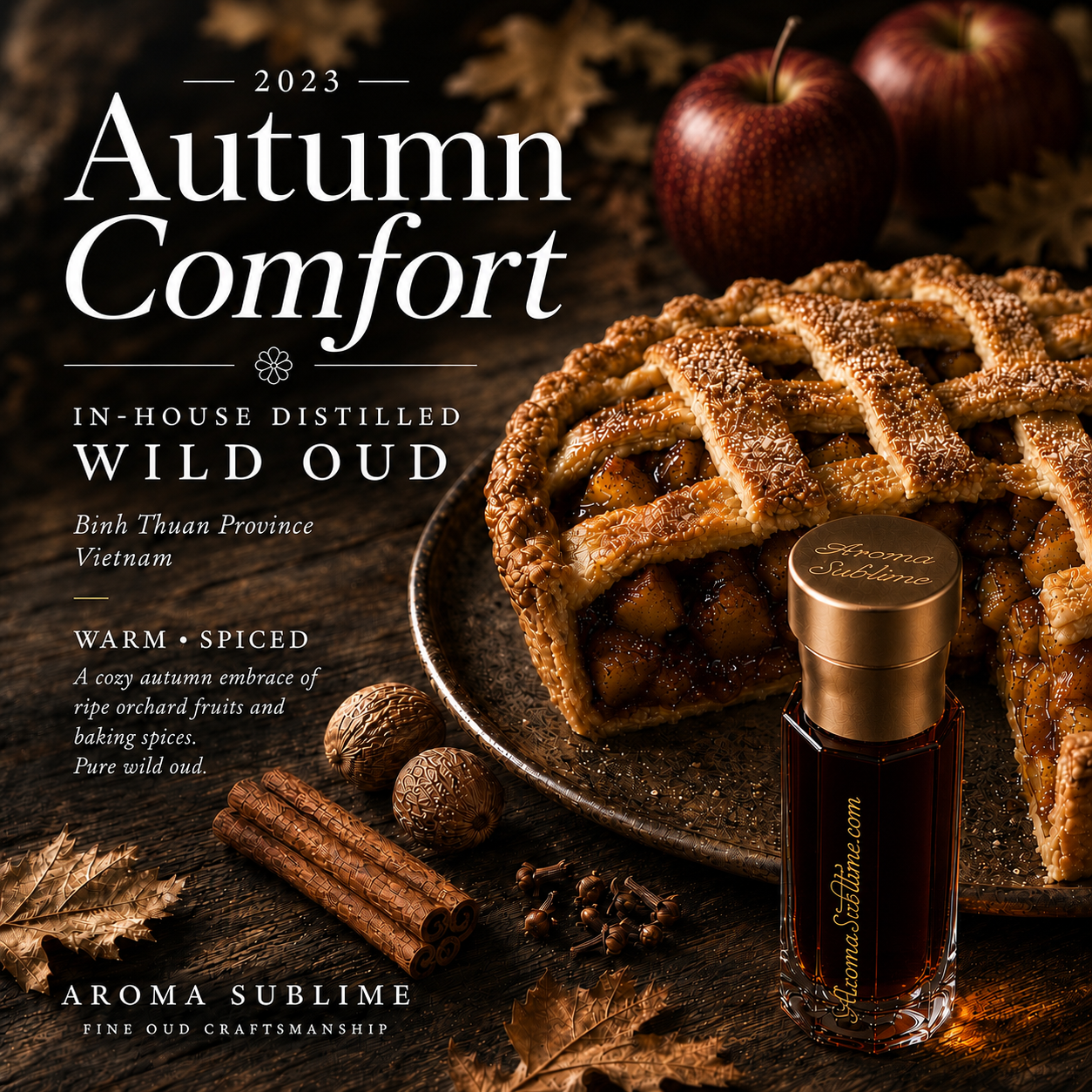 AUTUMN COMFORT 2023 • In-House Distilled Wild Oud • Binh Thuan province, Vietnam
