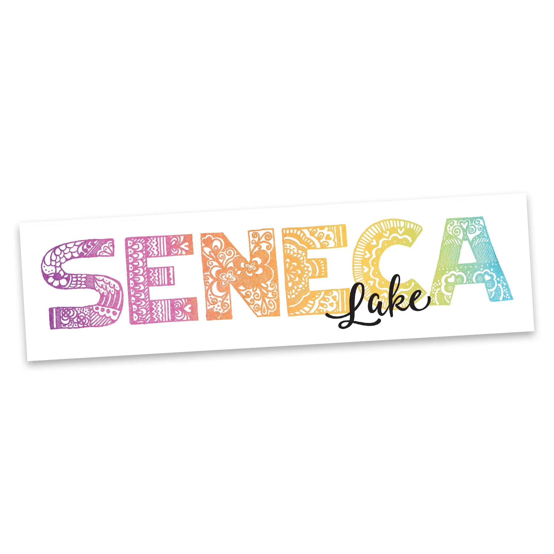 Seneca Bumper Sticker Multi-Color