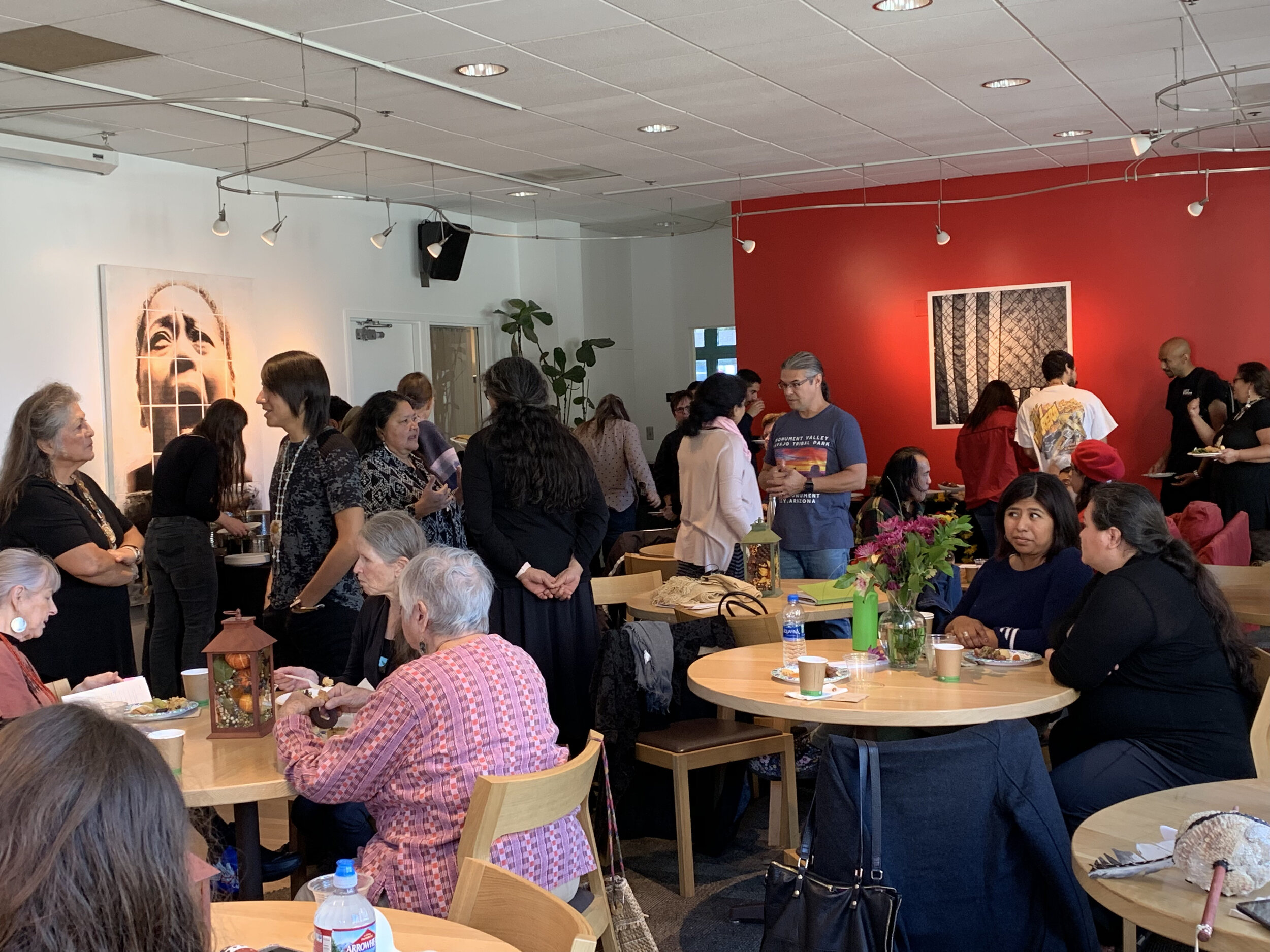 Fall 2018- Elders Gathering with Chickasaw poet, essayist, and environmentalist Linda Hogan at the MultiCultural Center hosted by Las Maestras Center