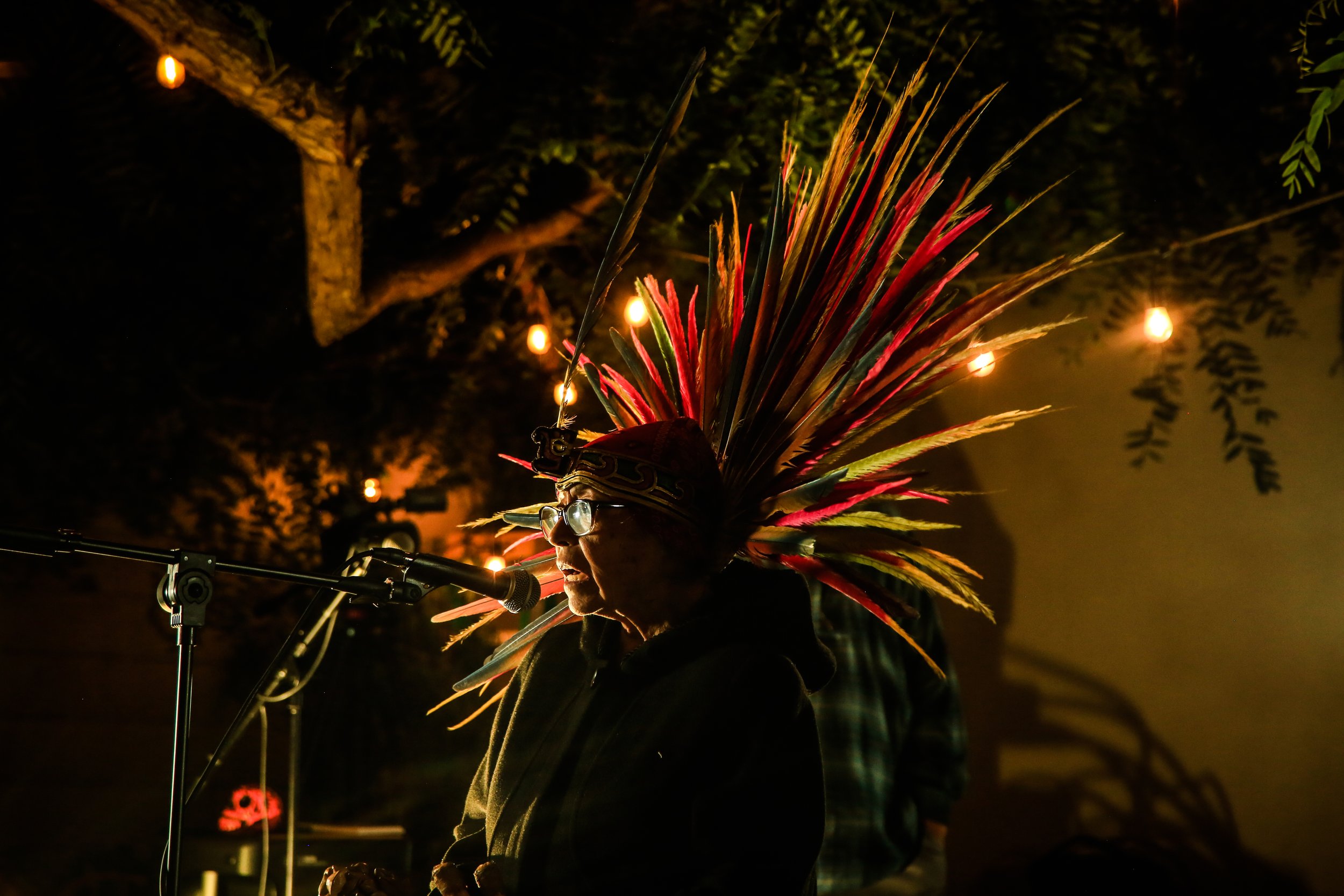 November 1, 2021. Día de Muertos Vigil  at Dart Coffee Garden