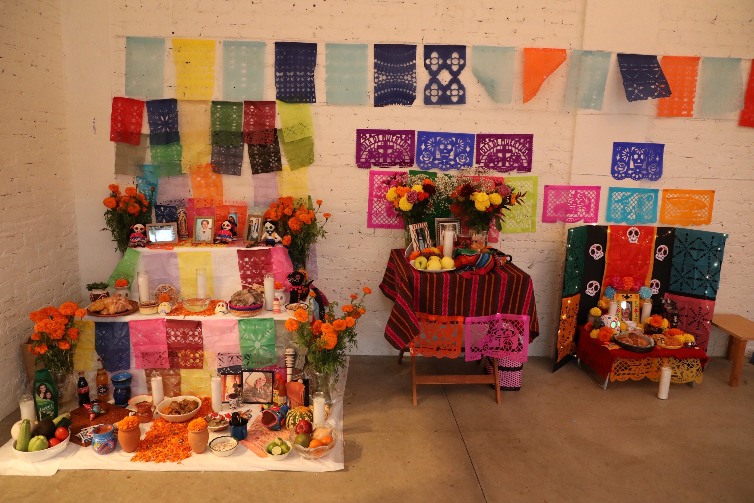 November 1, 2022. Día de Muertos Vigil at SB Community Arts Workshop